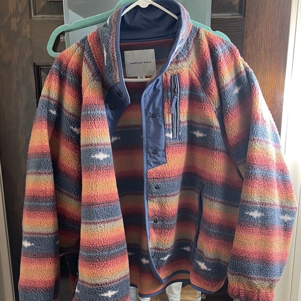 Cropped American Eagle Fleece